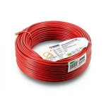 لفة سلك الرياض 500 مم2 450/750 فولت، موصل نحاس مجدول معزول PVC، لون أحمر، طول 500 متر | مجموعة كابلات الرياض