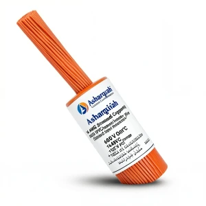 سلك 14 AWG نحاس مجدول جهد 600 فولت عزل PVC +105°C برتقالي | شركة كابلات الشرقية للصناعة