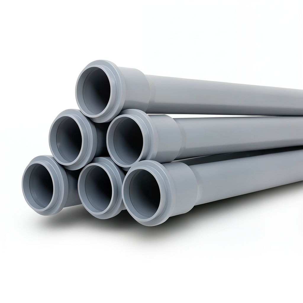 UPVC Pipes PN 16 Bar Size 63 mm Thickness 4.7 mm Gray Color | SAPPCO