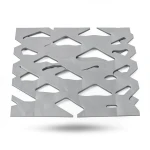 Hot Rolled Expanded Metal 2 mm Thickness, 1.22 M Width, 1 M Length, Memari Design