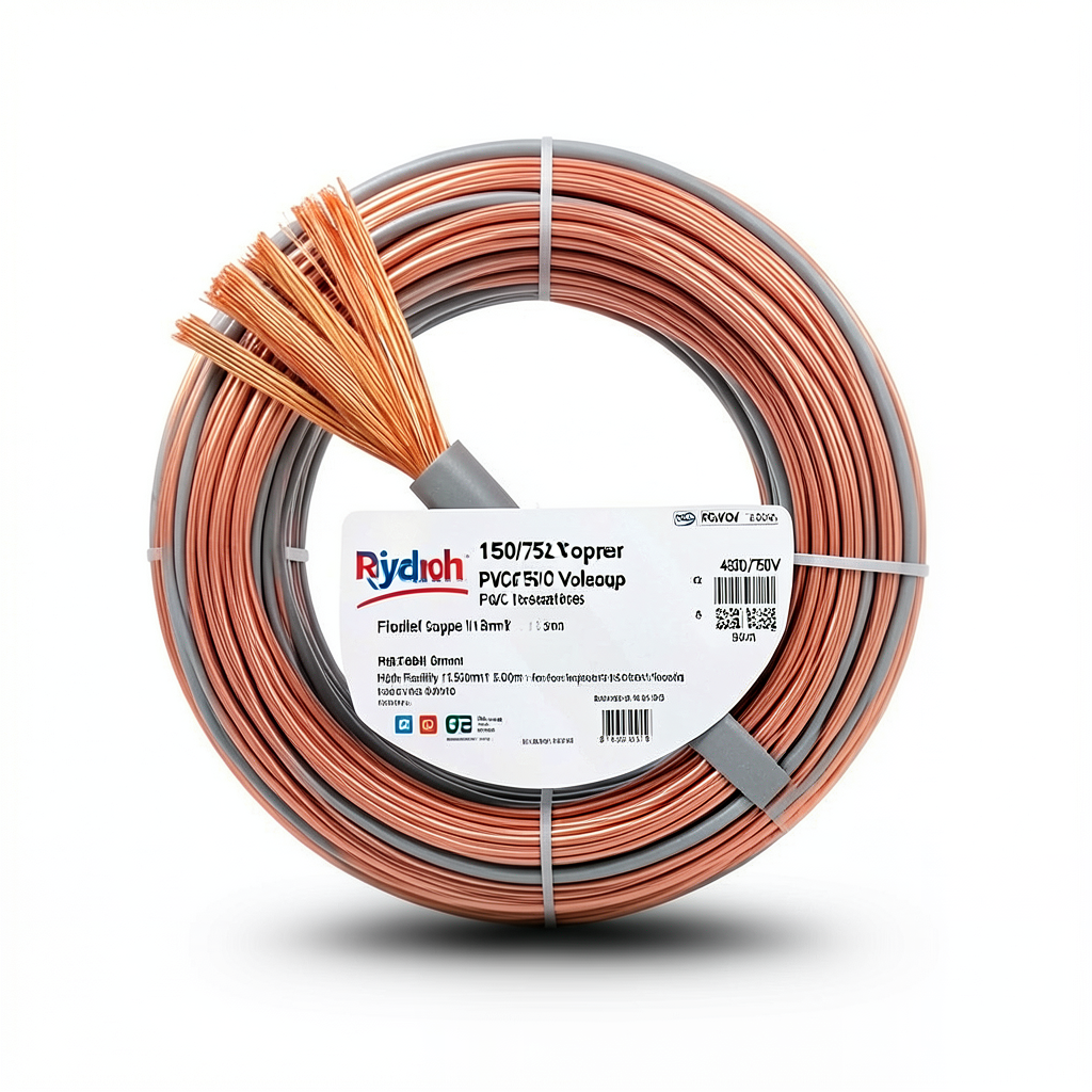 150mm2 Copper Flexible Wire 450/750 Voltage, PVC Insulation 1.8mm, Gray | Riyadh Cables Group