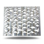Hot Rolled Expanded Metal Mesh Memari Shape Thickness 2 mm Size 1.22×2 M