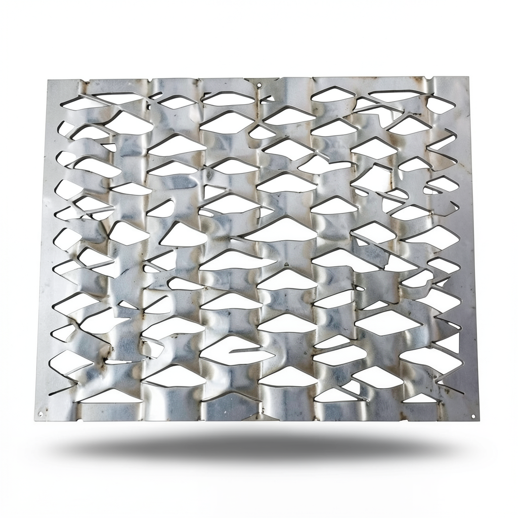 Hot Rolled Expanded Metal Mesh Memari Shape Thickness 2 mm Size 1.22×2 M