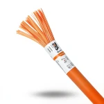 سلك كهرباء مفرد 50mm 450/750 فولت، موصل نحاس شعر عزل PVC برتقالي | مجموعة كابلات الرياض