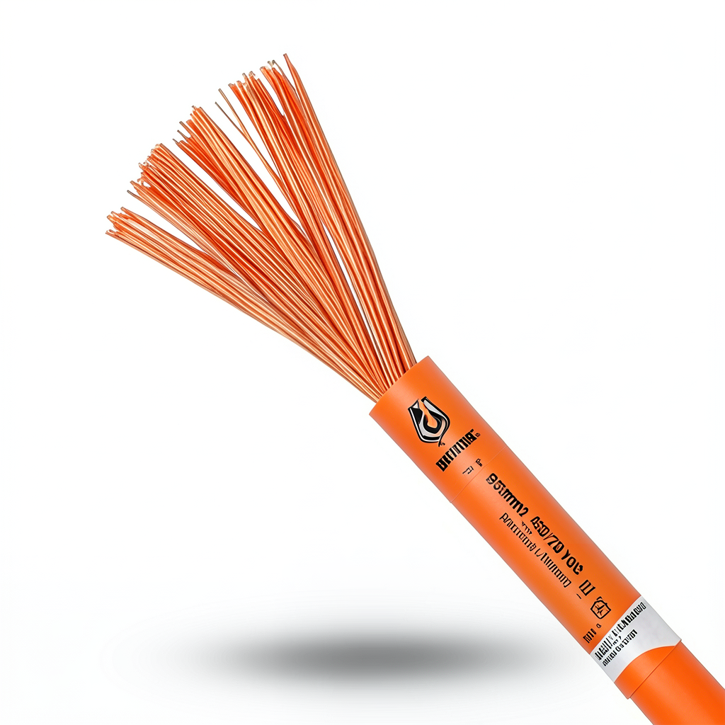 95mm2 Single Wire 450/750 volts PVC Insulated Orange | Riyadh Cables Group Riyadh Cables
