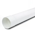 مواسير UPVC ضغط 125 psi مقاس 8 إنش سمك 7.54 مم لون أبيض