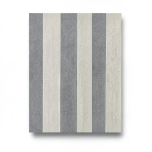 Wall Decoration Striped Design 10 m x 1.06 m Gray with Beige