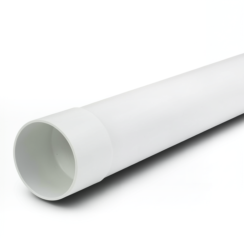 مواسير بلاستيك UPVC مقاس 1 إنش ضغط 160 psi سمك 2.03 مم لون أبيض