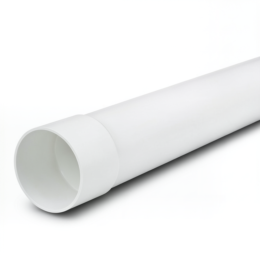 مواسير UPVC ضغط 160 psi مقاس 1/4 1 إنش سمك 2.13 ملم لون أبيض