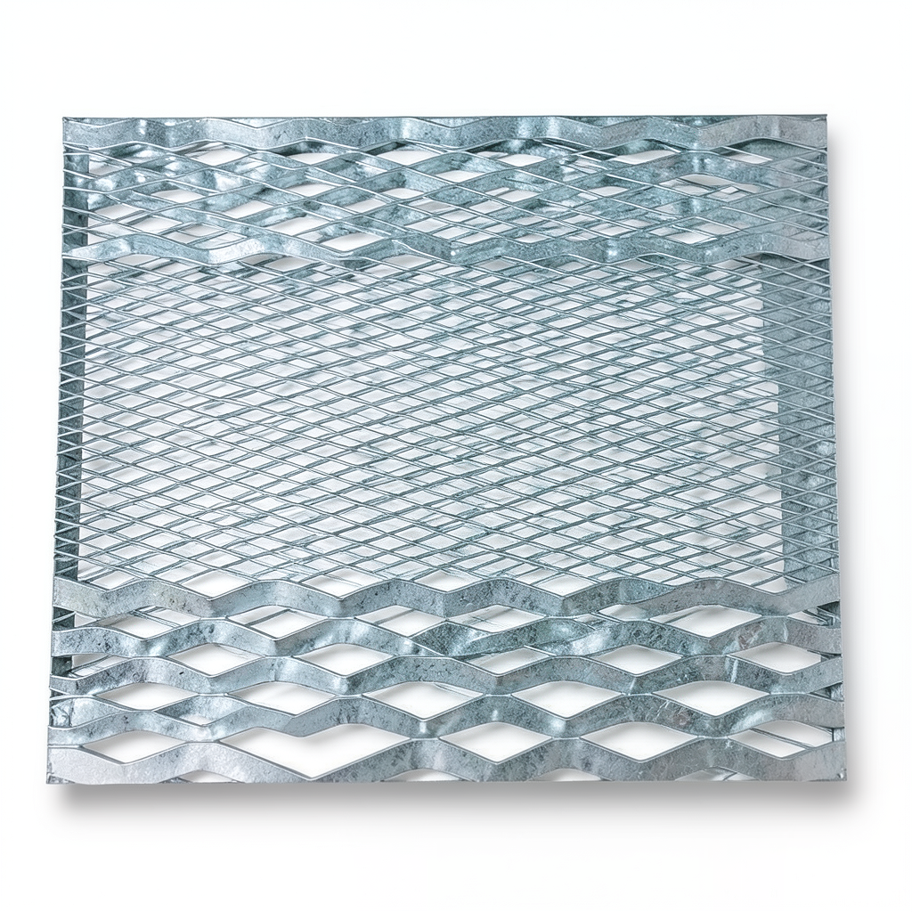 Galvanized Steel Expanded Metal Mesh Thickness 1.4 mm Width 2.44 M Length 5 M