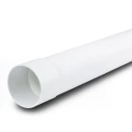 مواسير UPVC ضغط 160 psi مقاس 2 بوصة سمك 2.82 ملم لون أبيض