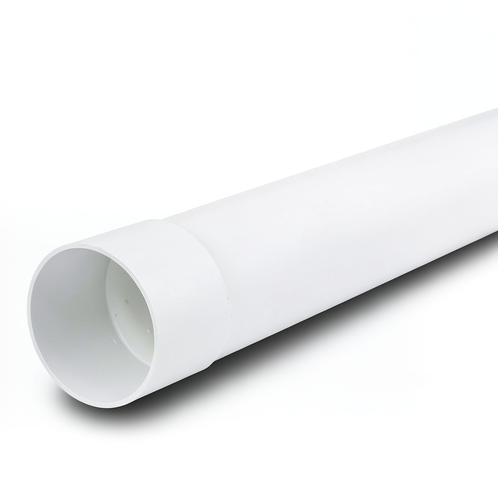 UPVC Pipe Nominal Pressure 160 psi Size 2 inch Thickness 2.82 mm White Color