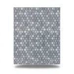 Spanish Wallpaper Geometric Design Gray Color, Size 10m x 0.53m, Model 1105-1