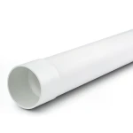 أنابيب بلاستيك UPVC ضغط 160 psi مقاس 2 1/2 إنش سماكة 3.30 مم لون أبيض