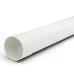 مواسير UPVC ضغط 160 psi مقاس 6 إنش سماكة 7.26 ملم لون أبيض