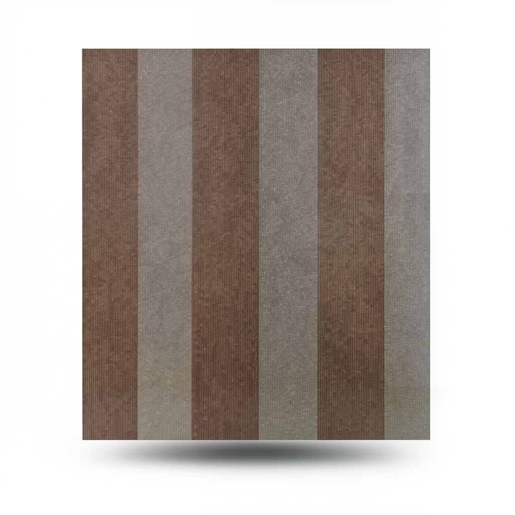 Striped Wall Covering Brown Color, 10m Length x 1.06m Width
