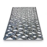 Hot Rolled Flattened Expanded Metal Memari Shape Wire Diameter 1.7 mm Width 2.44 M Length 7 M