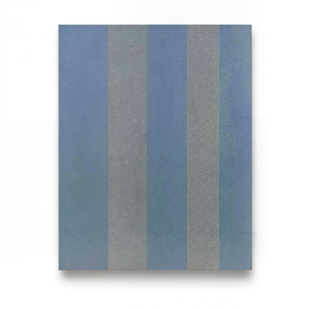 Wall Decoration Striped Design 10 m x 1.06 m Gray with Blue