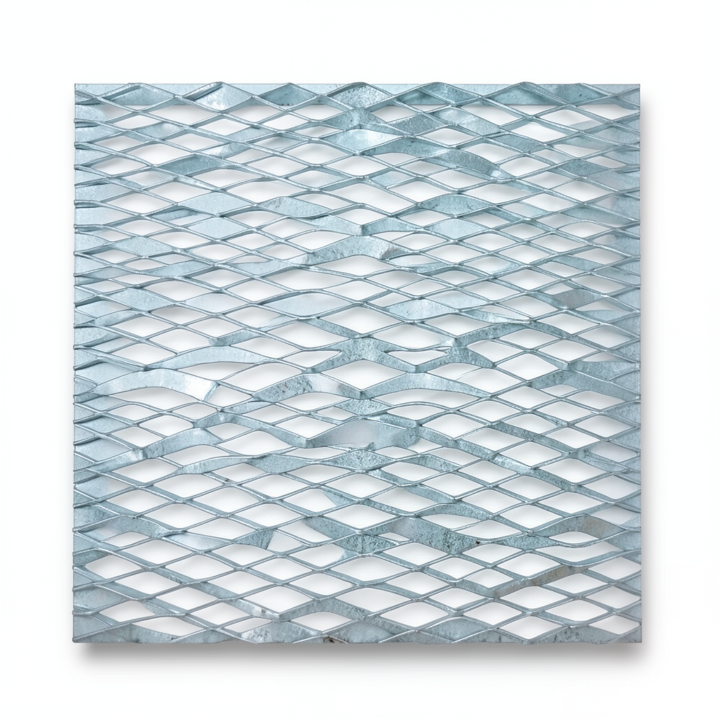 Galvanized Steel Expanded Metal Mesh Thickness 1.5 mm Width 2.44 m Length 3 m