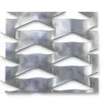 Hot Rolled Expanded Metal Mesh 1.8 mm Thickness, Size 2.44×2 m, Memari Design