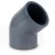 كوع UPVC زاوية 45° مقاس ¾ انش لون رمادى غامق - Image 1