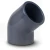 UPVC Elbow 45° 1 inch Dark Gray - Image 1