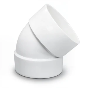 UPVC Elbow 45° Size 4 inch White