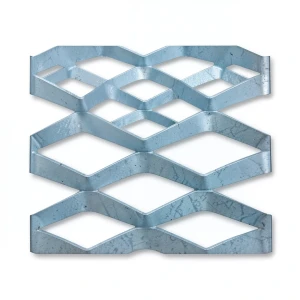 Galvanized Steel Expanded Metal Mesh Thickness 1.4 mm Width 2.44 m Length 6 m