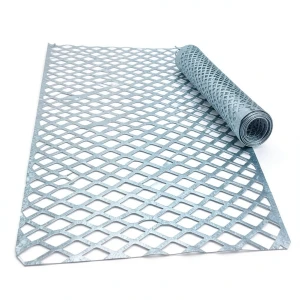 Galvanized Steel Expanded Metal Mesh Thickness 1.4 mm Width 2.44 m Length 7 m