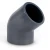 UPVC Elbow 45° 1¼ inch Dark Gray, Schedule 80 - Image 1