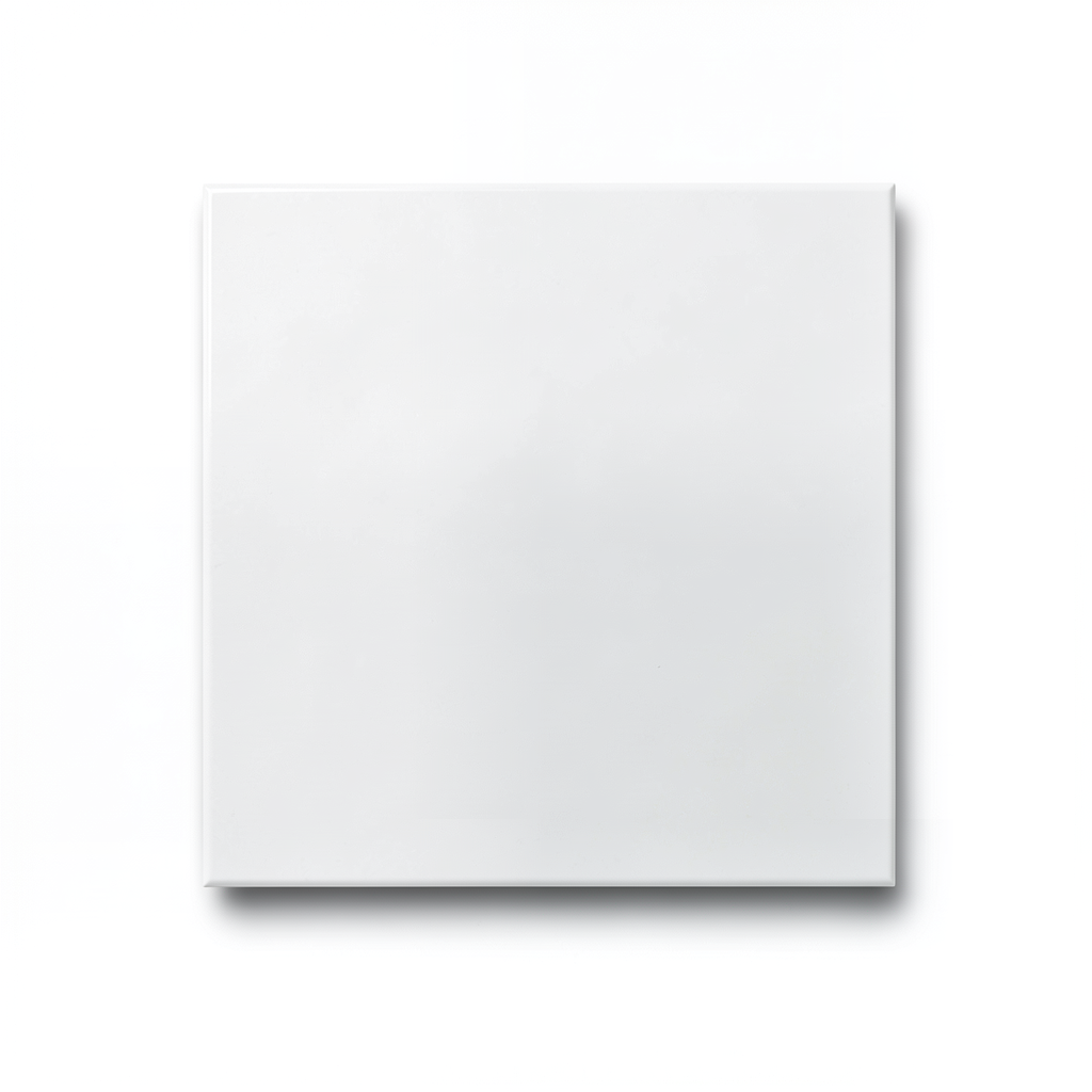 Porcelain Floor Tiles Thickness 9 mm, Size 40x40 cm, Compact White