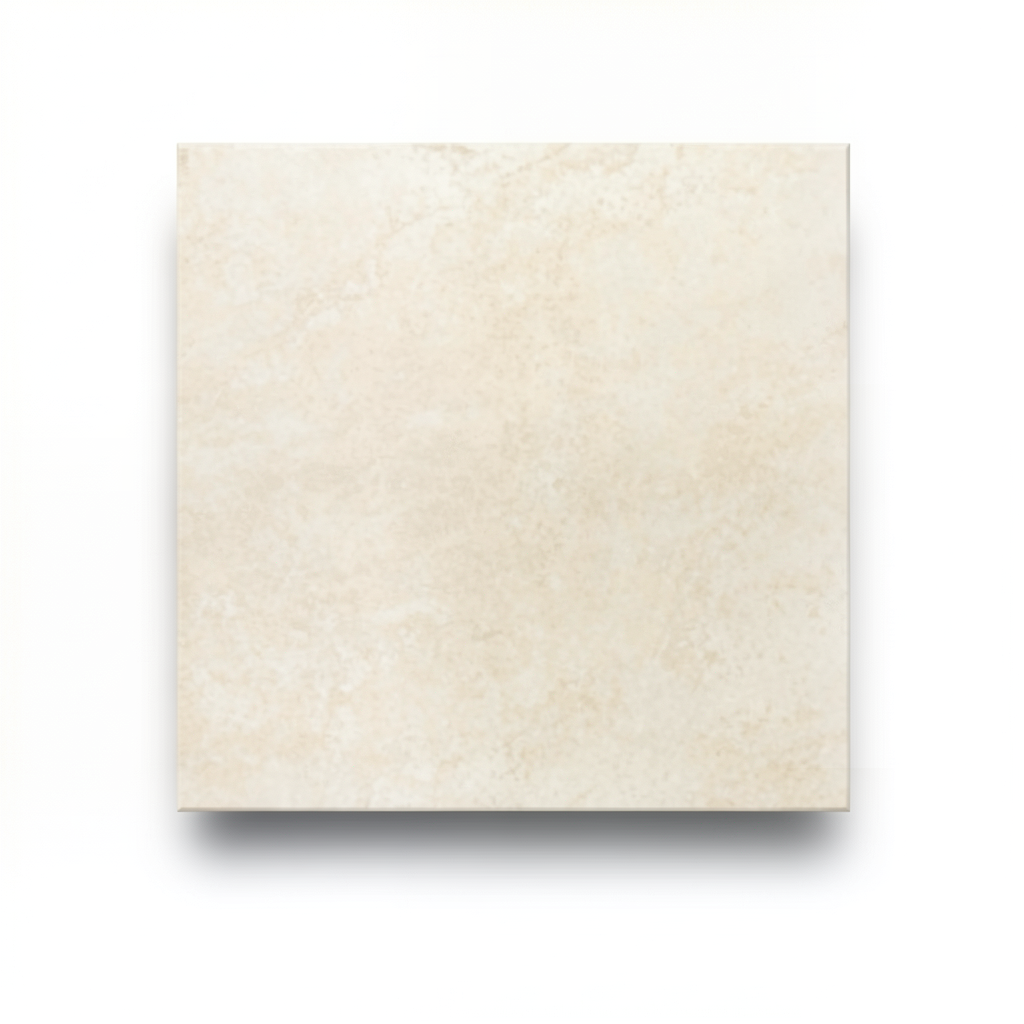 Porcelain Floor Tiles 60x60 cm Thickness 10 mm, Ivory, Stone Design