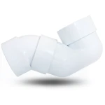 كوع UPVC سيفون مقاس 4 انش لون ابيض