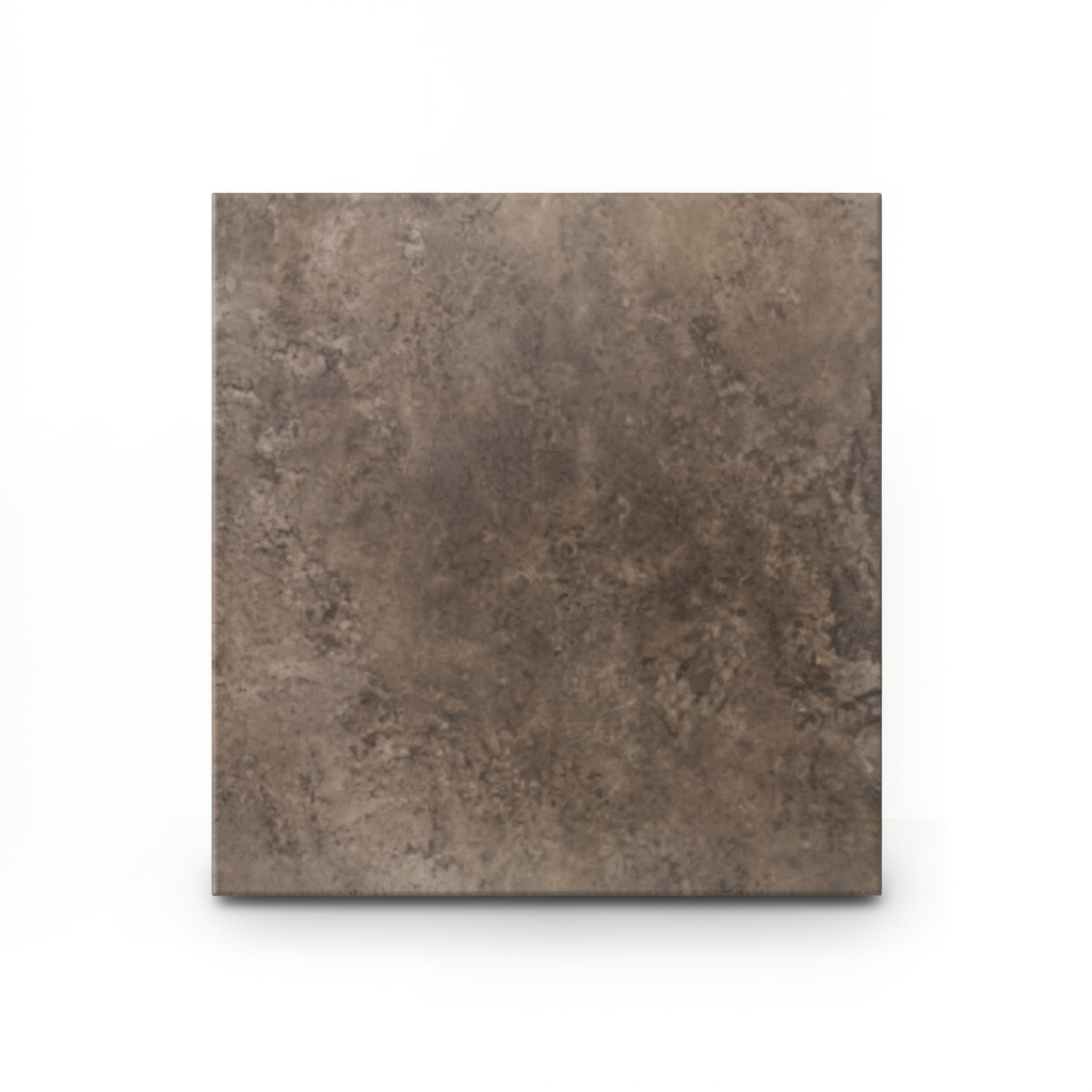 بلاط ارضيات بورسلان مقاس 60×60 سم سمك 10 مم، بني، تصميم ستون