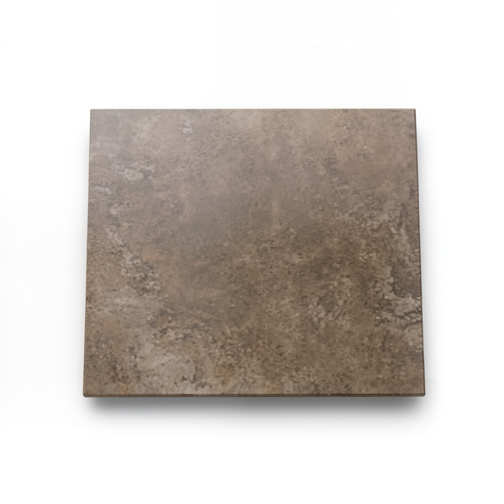 Porcelain Floor Tiles 9 mm Thickness, 30x30 cm, Brown Stone Design