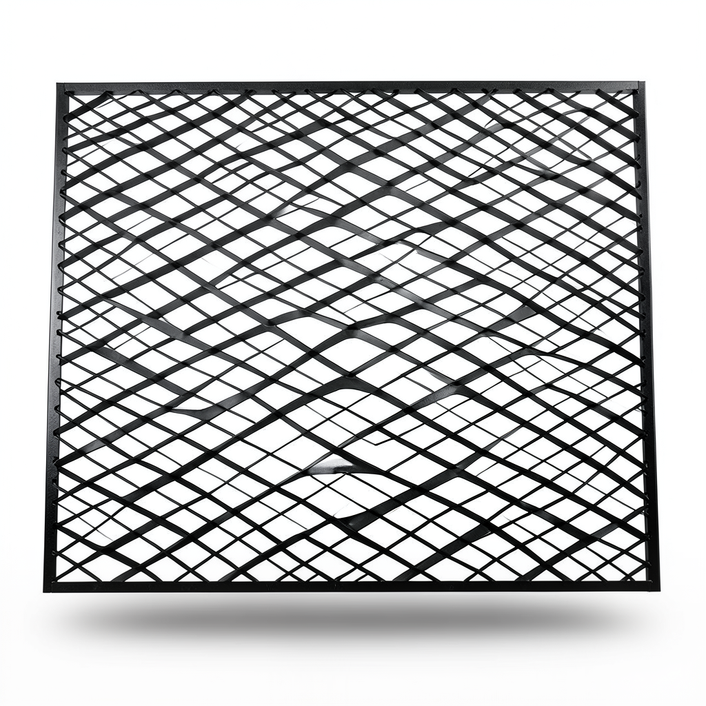 Hot Rolled Black Steel Expanded Metal Mesh Thickness 1.2 mm Width 2.44 m Length 4 m