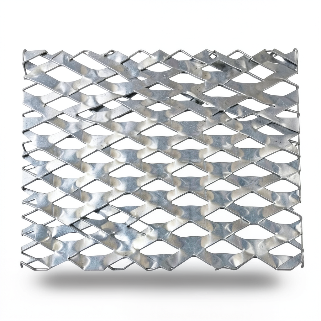 Hot Rolled Flattened Expanded Metal Memari Shape Wire Diameter 1.7 mm Width 2.44 M Length 7 M