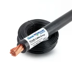 Stranded Copper Electric Wire 450/750V, 4mm2, Black, 100m Coil | Riyadh Cables Group