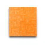 سيراميك ارضيات مقاس 33×33 سم، لون برتقالي