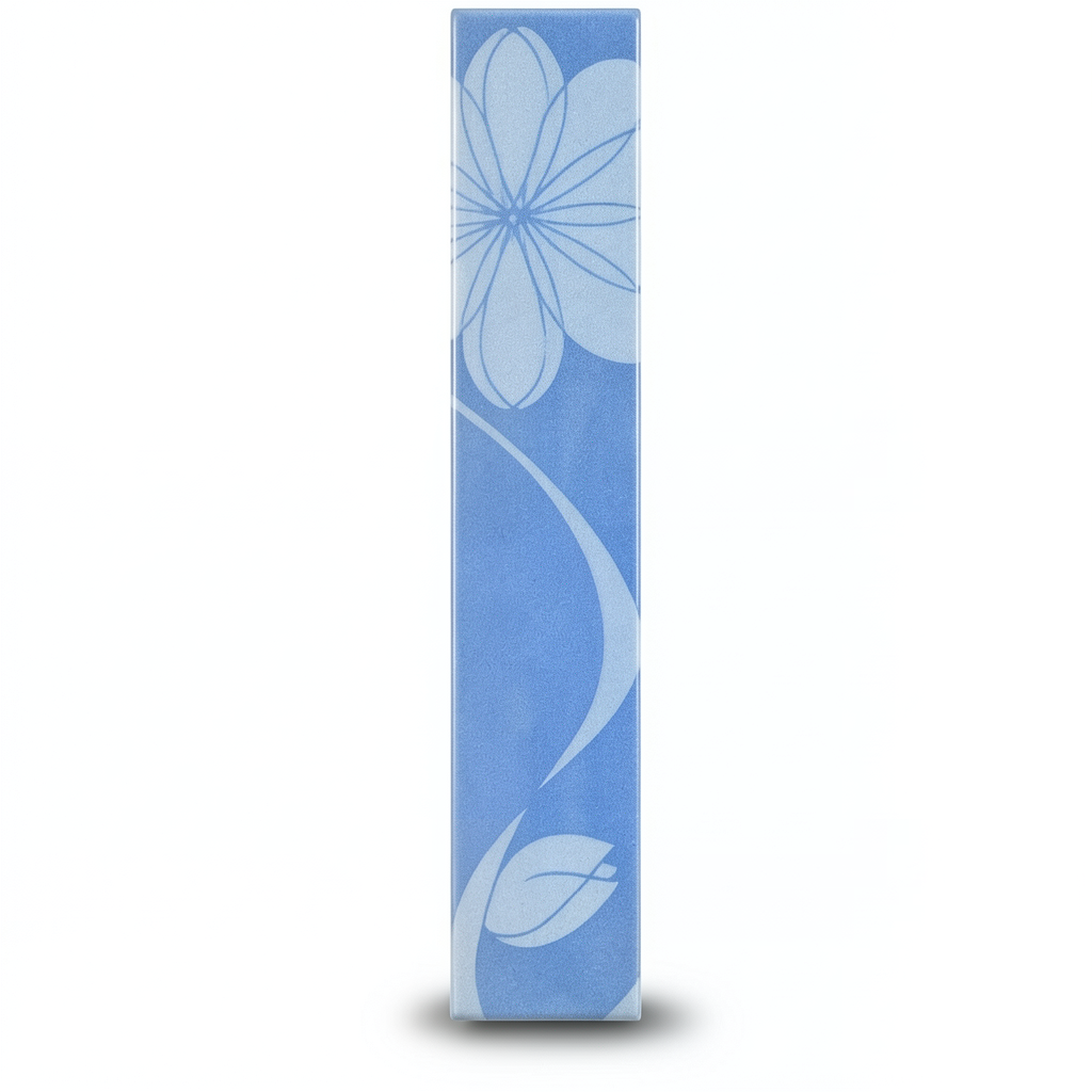 Ceramics Walls Size 7x43 cm, Listel Daisy Blue Color