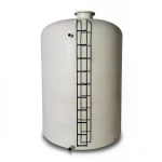 Water Tank Vertical 7000 Liter Fiberglass Diameter 149 cm Height 425 cm