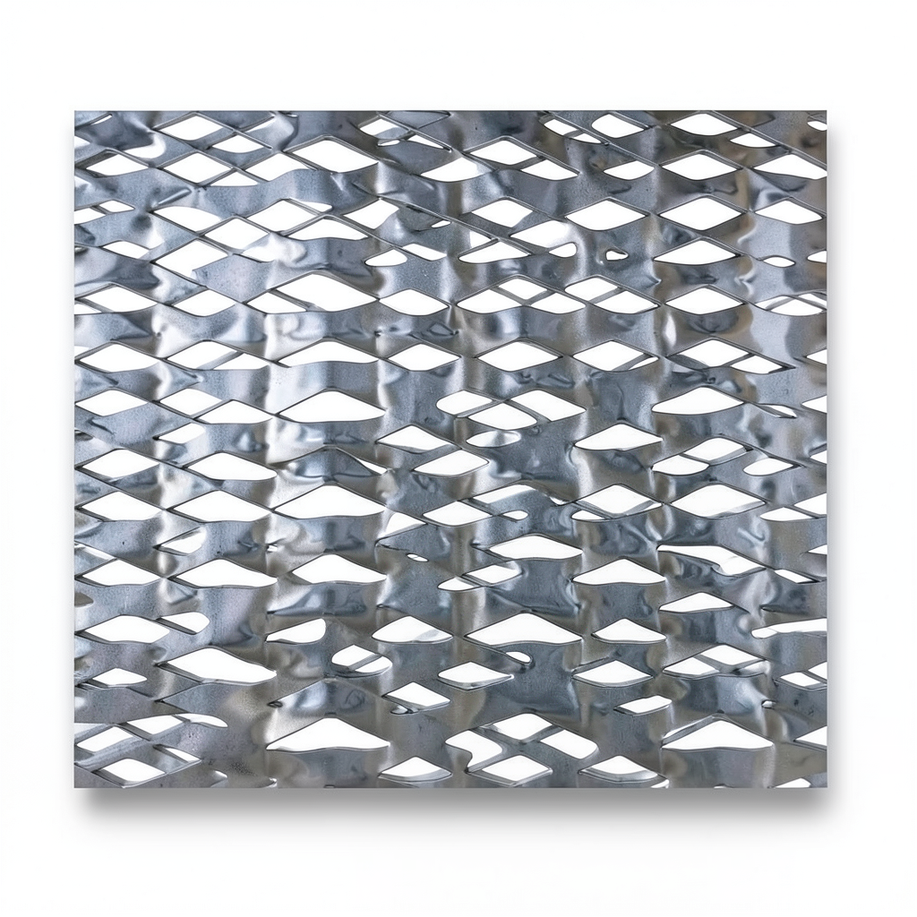 شبك بقلاوة حديد مدرفل على الساخن تصميم معماري سماكة 2 مم مقاس 2.44×1 متر