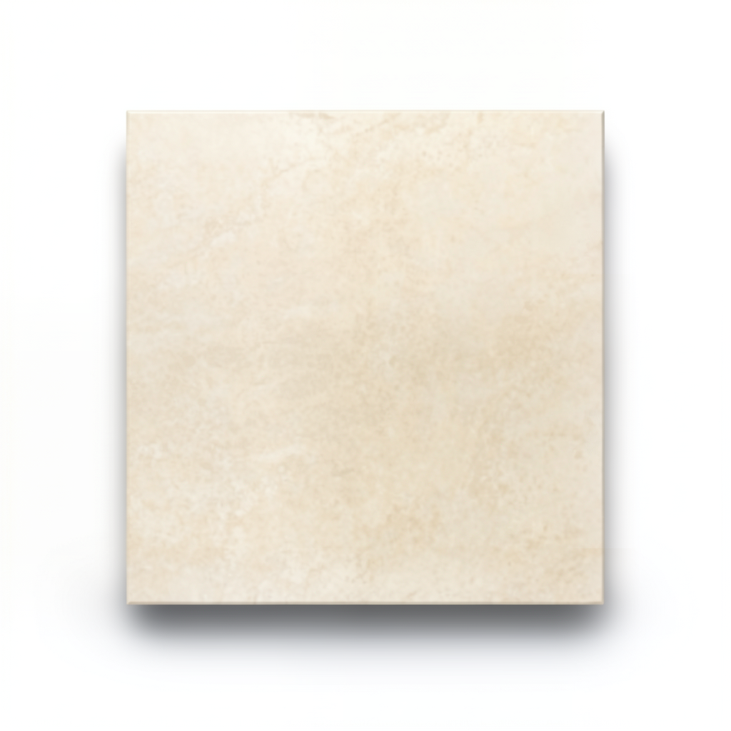 Porcelain Floor Tiles 60x60 cm Thickness 10 mm, Ivory, Stone Design