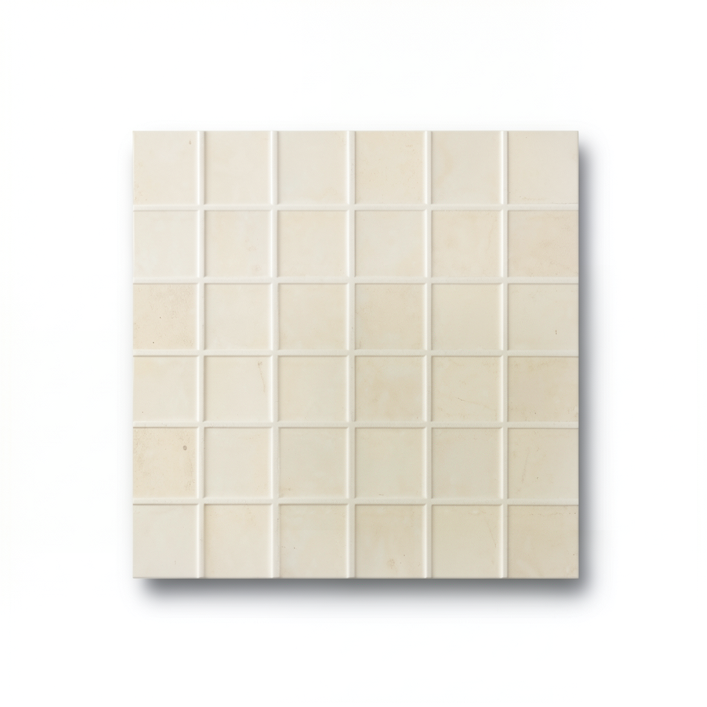 Decorative Porcelain Flooring 30x30 cm Ivory Square Shape