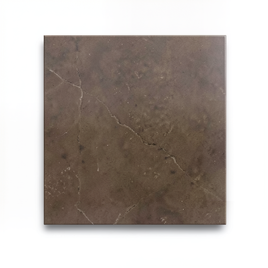 بورسلان ارضيات ديكور، مربع الشكل، موديل ناتشورال، 30×30 سم، بني