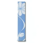 Ceramics Walls Size 7x43 cm, Listel Daisy Blue Color