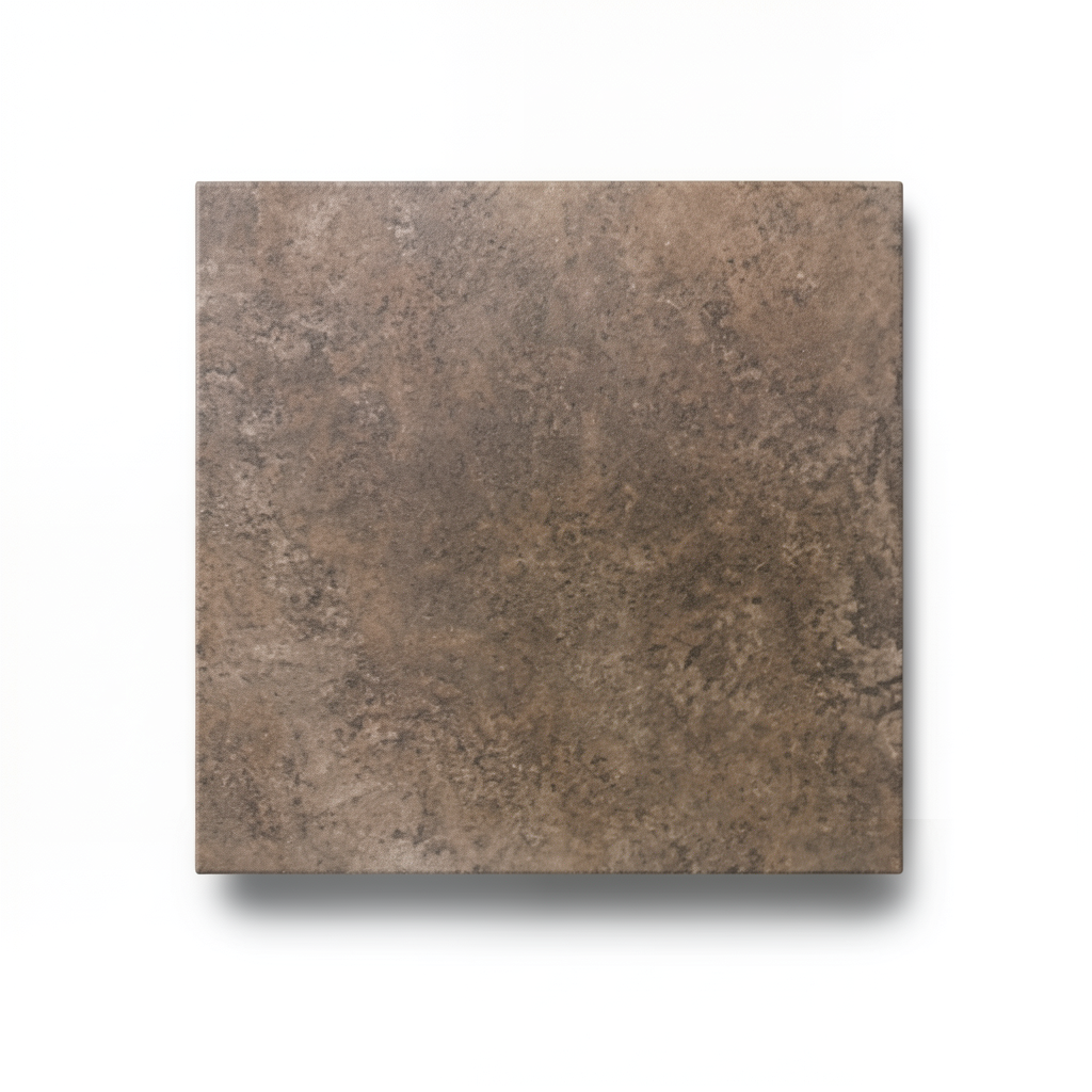 أرضيات بورسلين مقاس 45×45 سم تخانة 10 ملي لون بني تصميم ستون