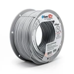 سلك نحاس مصمت احادى النواة معزول PVC 70º مقاس 0.5 مم² 300/500 فولت طول 300 قدم رمادي PVC 70 | شركة الفنار