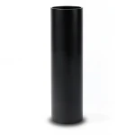 HDPE Plastic Pipe Pressure 12.5 Bar PE 80, 160 mm OD, 11.8 mm Thickness, Black