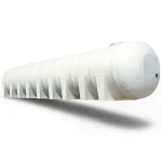 Water Tank Marjan Horizontal Fiberglass 125000 Liter, Diameter 350 cm, Length 1368 cm